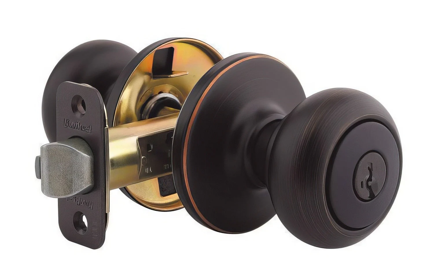 Kwikset 400CV-S Cove Single Cylinder Keyed Entry Knob - TA Screen Specialist, Inc.