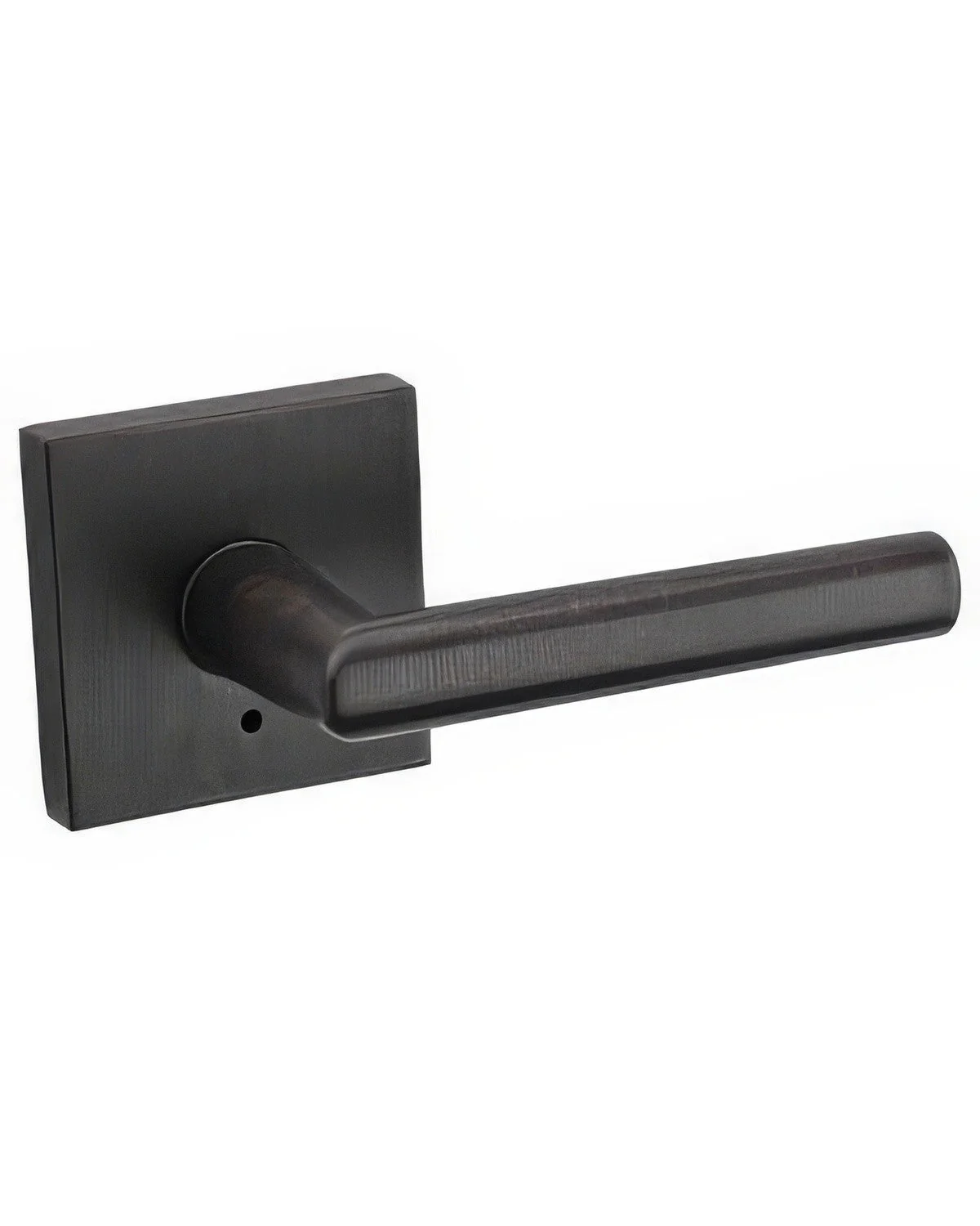 Kwikset 155MILSQT Milan Privacy Door Lever with Square Rosette - TA Screen Specialist, Inc.