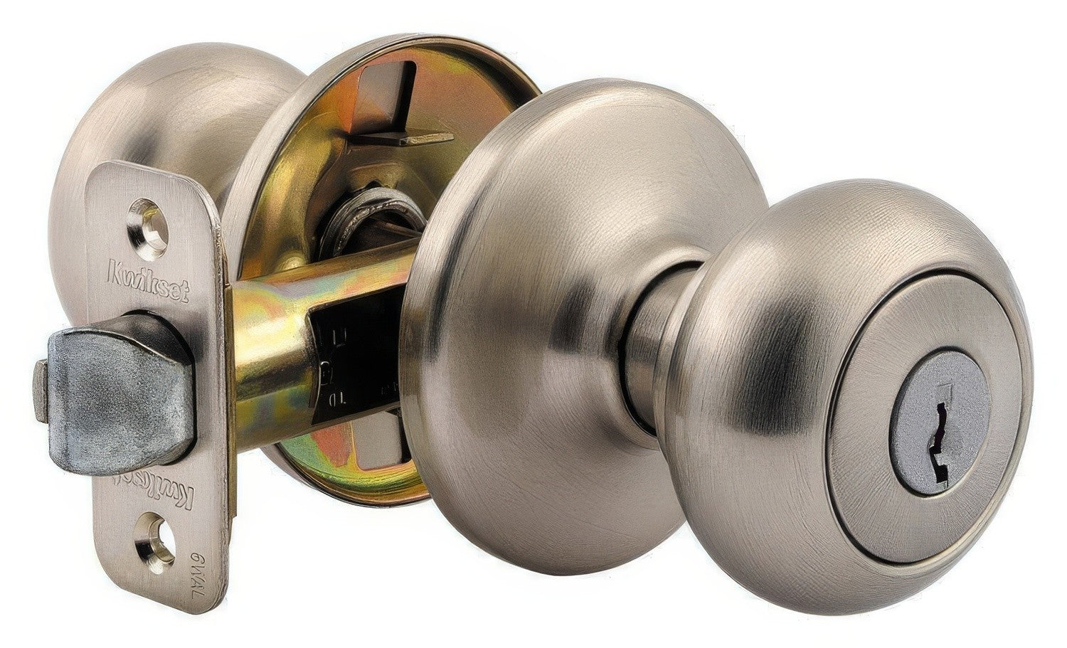 Kwikset 400CV Cove Single Cylinder Keyed Entry Knob - TA Screen Specialist, Inc.