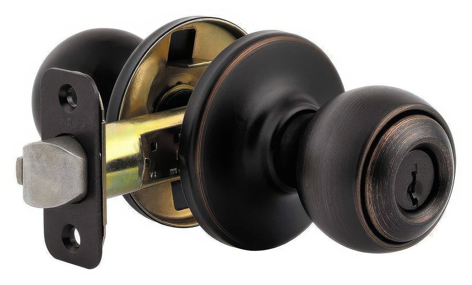 Kwikset 400P Polo Single Cylinder Keyed Entry Knob - TA Screen Specialist, Inc.