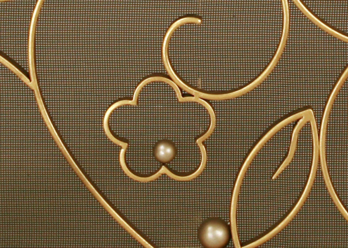 Freestanding Edgar Brandt Foyer Fireplace Screen - TA Screen Specialist, Inc.